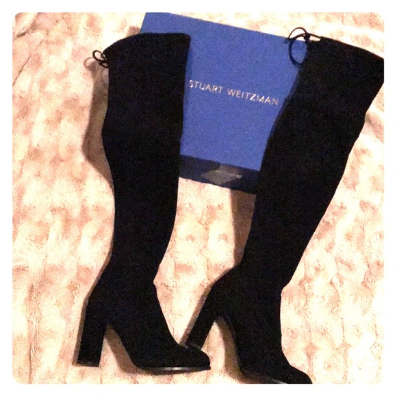 Stuart Weitzman Shoes - Stuart weitzman  black suede boots